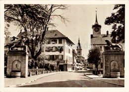 Unterer Stadteingang Von Zofingen - Old Postcard - 1954 - Switzerland - Used - Zofingue