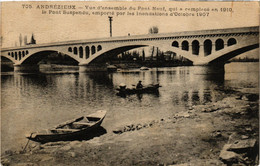 CPA ANDRÉZIEUX - Vue D'ensemble Du Pont Neuf Qui A Remplacé En 1910 (430320) - Andrézieux-Bouthéon