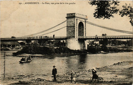 CPA ANDRÉZIEUX - Le Pont Vue Prise De La Rive Gauche (430335) - Andrézieux-Bouthéon