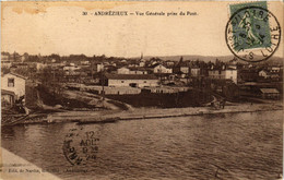 CPA ANDRÉZIEUX - Vue Générale Prise Du Pont (430352) - Andrézieux-Bouthéon