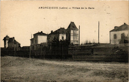 CPA ANDRÉZIEUX - Villas De La Gare (430374) - Andrézieux-Bouthéon