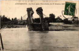 CPA ANDRÉZIEUX - Le Pont Apres L'Inondation Du 17 Octobre 1907 (430393) - Andrézieux-Bouthéon