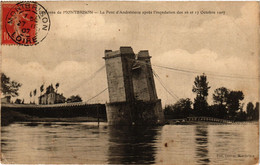 CPA Env. De MONTBRISON - Le Pont D'ANDRÉZIEUX Apres L'Inondation. (430406) - Andrézieux-Bouthéon