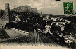 CPA Env. De GRENOBLE - CLAIX - Les Villas Et Le Rocher De Comboire (433088) - Claix