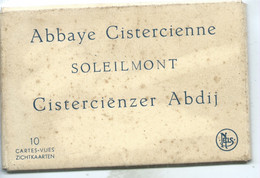 Soleilmont Abbaye Pochette Complète De 10 Cartes ( Rancart Gilly Fleurus ) - Charleroi