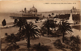 CPA NICE - Le Casino De La Jette Et Les Jardins (351172) - Treinverkeer - Station