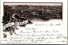 37469 - Deutschland - Sulz Am Neckar , Gruss Aus - Gelaufen 1895 - Rottweil