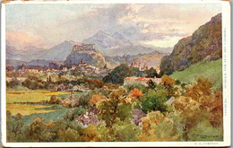 37689 - Künstlerkarte - Salzburg , Ausblick Vom Fuss Des Gaisberg , Signiert E. T. Compton - Nicht Gelaufen - Compton, E.T.