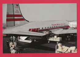 BELLE PHOTO REPRODUCTION AVION PLANE FLUGZEUG - USA DOUGLAS TWA TRANS WORLD AIRLINES - Luftfahrt