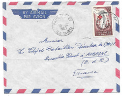 LETTRE PAR AVION POLYNESIE FRANCAISE 1963  PAPEETE .. N°24..TBE SCAN - Cartas & Documentos