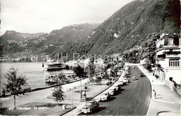 Villeneuve - Le Quai - Car - 379 - Old Postcard - Switzerland - Unused - Villeneuve