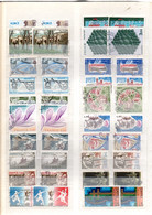 FRANCE LOT D'OBLITERES SUR PAGE - Vrac (max 999 Timbres)