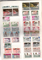 FRANCE LOT D'OBLITERES SUR PAGE - Vrac (max 999 Timbres)