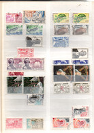 FRANCE LOT D'OBLITERES SUR PAGE - Vrac (max 999 Timbres)