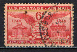 STATI UNITI - 1949 - Founding Of Alexandria, Va, 200th Anniv. - Home Of John Carlyle, Alexandria Seal & Gadsby’s Tavern - 2a. 1941-1960 Usati