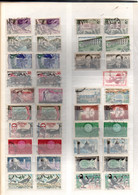 FRANCE LOT D'OBLITERES SUR PAGE - Vrac (max 999 Timbres)