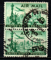 STATI UNITI - 1947 - Statue Of Liberty And New York Skyline - USATI - 2a. 1941-1960 Afgestempeld