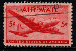 STATI UNITI - 1946 - DC-4 Skymaster - USATO - 2a. 1941-1960 Used