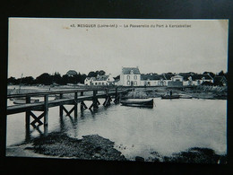 MESQUER                      LA PASSERELLE DU PORT A KERCABELLEC - Mesquer Quimiac