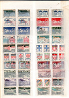 FRANCE LOT D'OBLITERES SUR PAGE - Vrac (max 999 Timbres)