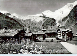 Saas Fee 1800 M Mit Allalin - Alphubel Und Taschhorn - 12261 - Old Postcard - Switzerland - Unused - Täsch