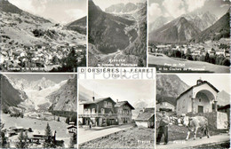 D'Orsieres A Ferret 1700 M - 4367 - Old Postcard - Switzerland - Unused - Orsières
