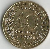 Pièce De Monnaie 10  Centimes Marianne 1996 - 10 Centimes