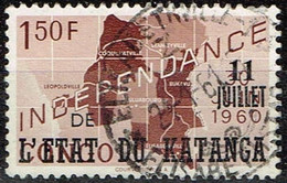 Katanga - 1960 - Y&T N° 43, Oblitéré - Katanga