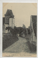 Sorel-Moussel (28) : La Rue De L'église De Sorel En 1910 PF. - Sorel-Moussel