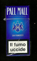 Tabacco Pacchetto Di Sigarette Italia %- Pall Mall San Francisco Da 10 Pezzi V.2 -  Vuoto Segni Di Piegatura - Empty Cigarettes Boxes