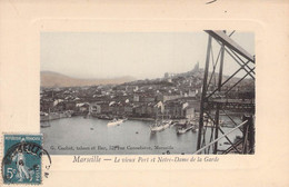 CPA - 13 - MARSEILLE - Les Vieux Port Et Notre Dame De La Garde - Bateaux - Cochot MARSEILLE - Vecchio Porto (Vieux-Port), Saint Victor, Le Panier