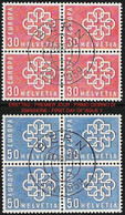 SCHWEIZ SUISSE Europa 1959: Zu 347-348 Mi 679-680 Yv 630-631 Blocks Mit ET-o BERN 22.VI.59 (SBK CHF 65.00) - 1959