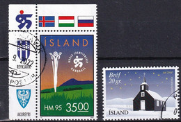 Islande 1995 & 2001 - Oblitérés