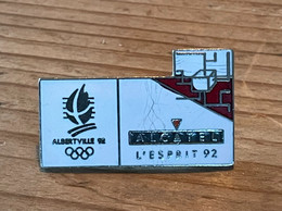 Pin's JO Albertville 92 Sponsor Alcatel - Jeux Olympiques