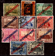 Sarre-230- Original Values Issued In 1922 (o) Used - Quality In Your Opinion. - Luchtpost