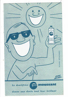 2 Buvard GIBBS Illustrés Par ANGE MICHEL Lame à Raser Dentifrice Buvard Détachable + Brosse à Dent - Profumi & Bellezza