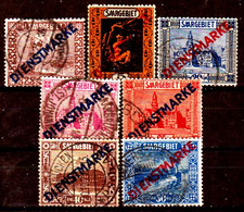 Sarre-231- Original Values Issued In 1922 (o) Used - Quality In Your Opinion. - Airmail