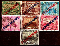 Sarre-232- Original Values Issued In 1922 (o) Used - Quality In Your Opinion. - Aéreo