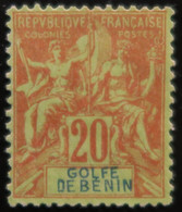 LP3844/362 - 1893 - COLONIES FRANÇAISES - BENIN - N°26 NEUF(*) - Ungebraucht