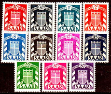 Sarre-236- Original Values Issued In 1949 (+) Hinged - Quality In Your Opinion. - Poste Aérienne