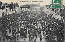 COURTALAIN -  LA FOIRE SAINTE- CATHERINE - CARTE EN L ETAT - Courtalain