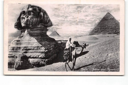 AG1016 EGYPT SPHINX AND PYRAMIDS - CEYLON STAMP COLOMBO POSTMARK - Sphynx