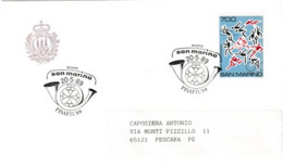LETTERA CON TIMBRO PISAFIL'89  DEL 20/05/1989 - Storia Postale