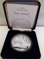 Latvia Lettland 2001 PROOF Silver Münzen. - Latvia