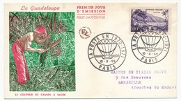 FRANCE - FDC - Enveloppe 100F Guadeloupe - Premier Jour Paris 1959 - 1950-1959