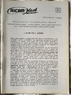 AICAM Flash - Notiziario Trimestrale AICAM - N. 31 Ottobre 1989 - Oblitérations Mécaniques