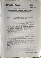 AICAM Flash - Notiziario Trimestrale AICAM - N. 38 Luglio 1991 - Meccanofilia