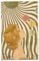 CPA Illustrateur Raphaël KIRCHNER - Femme Au Soleil - Art Nouveau - Kirchner, Raphael