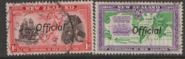 New Zealand  1940 SG 0142,8  OFFICIAL   Fine Used - Used Stamps