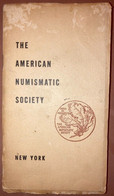 The American Numismatic Society 1958 Booklet - Livres & Logiciels